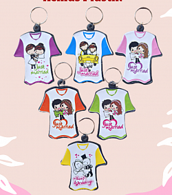 GANTUNGAN KUNCI COUPLE BAJU KEMAS PLASTIK Rp 900,-