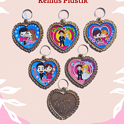 GANTUNGAN KUNCI COUPLE LOVE KEMAS PLASTIK Rp 900,-