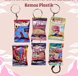 GANTUNGAN KUNCI SNACK KEMAS PLASTIK Rp 1.200,-