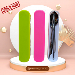 SENDOK SET STANLIS TRAVEL KEMAS PLASTIK Rp 7.500,-