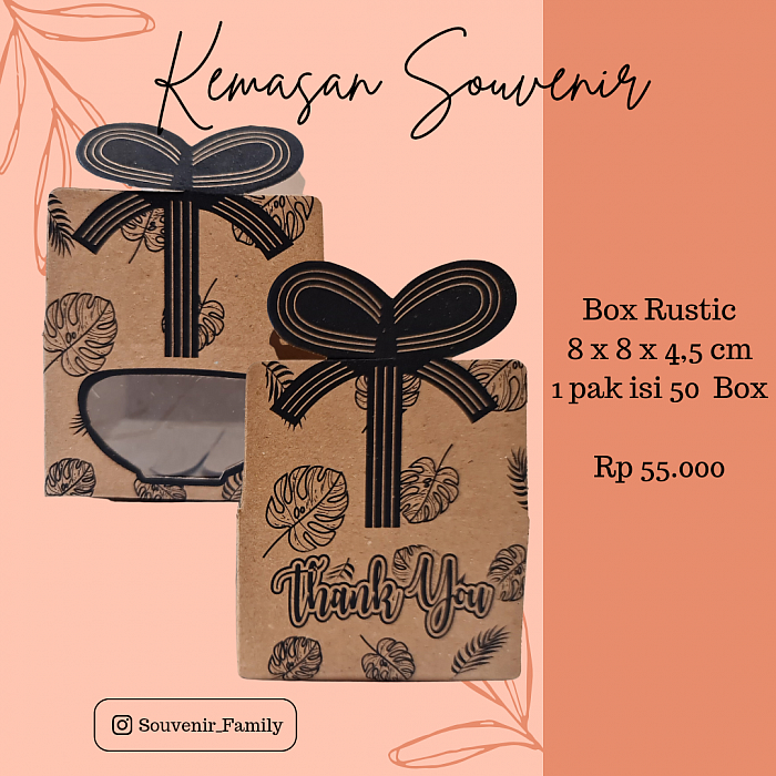 BOX RUSTIC Rp 55.000 /50 BOX