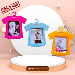 FRAME BAJU 7,5X9 CM KEMAS PLASTIK Rp 1.000,-