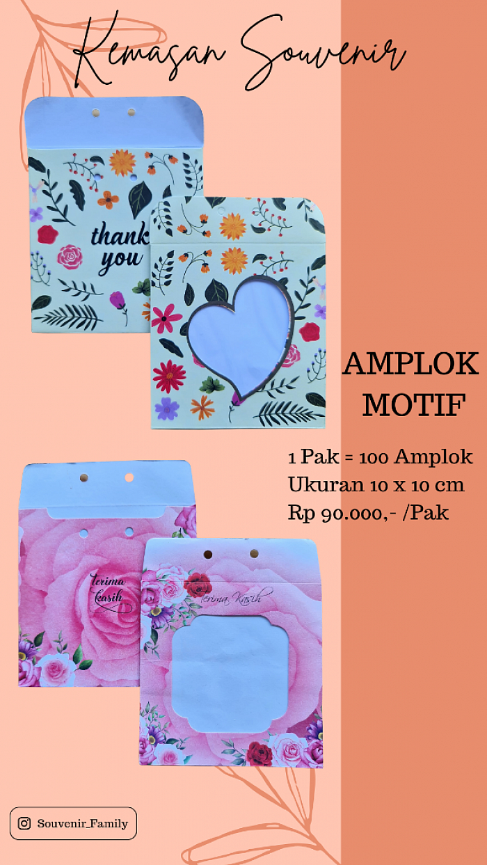 AMPLOK MOTIF Rp 90.000 /100 Amplok