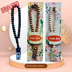 TASBIH KAYU KEMAS PLASTIK ALAS Rp 1.900,-