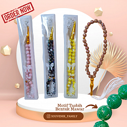 TASBIH MAWAR KEMAS BOX MIKA Rp 2.100,-