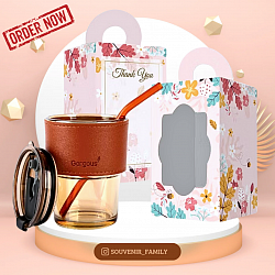 GELAS KACA GORGOUS KEMAS BOX MOTIF Rp 14.000,-