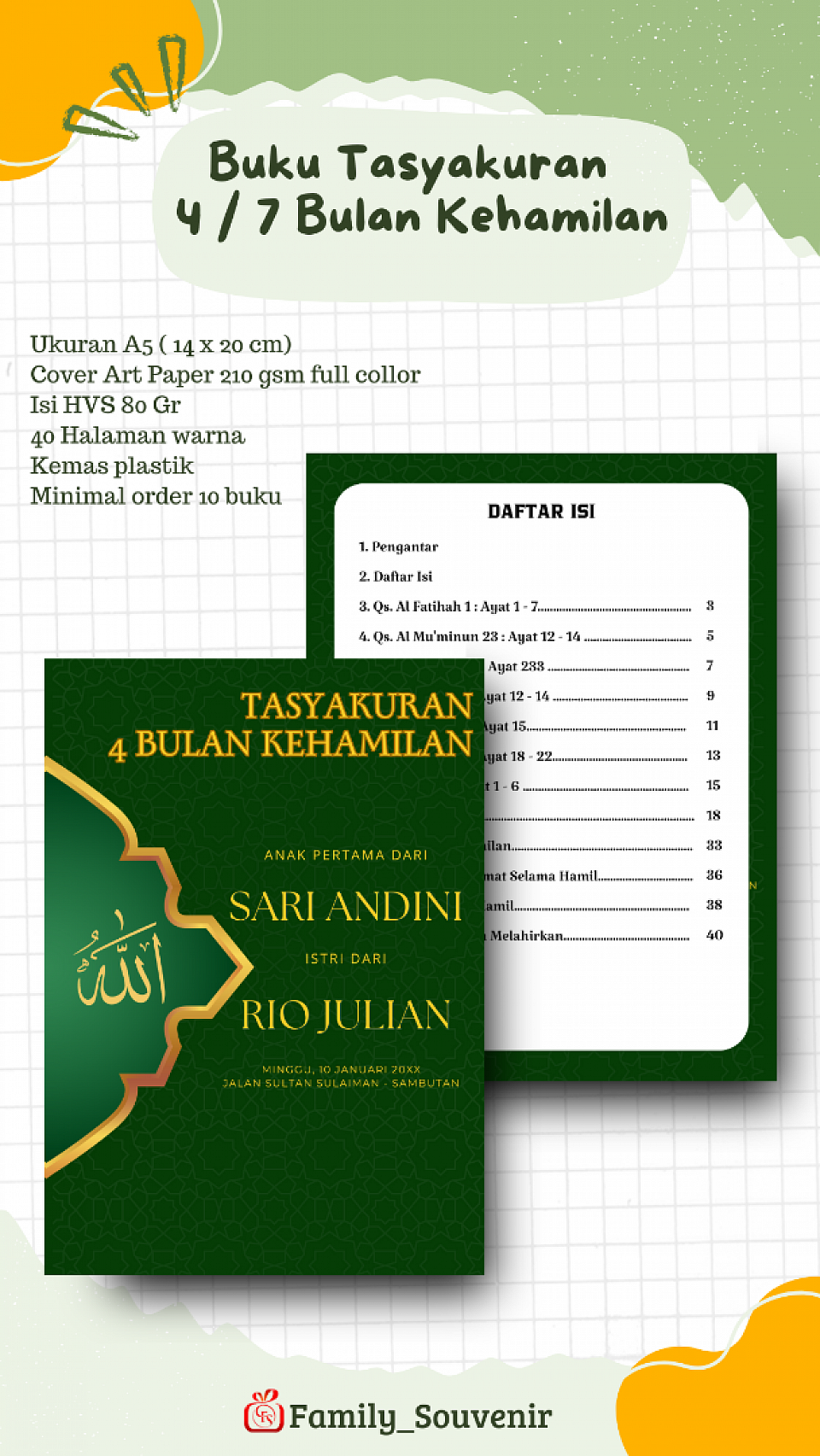 BUKU TASYAKURAN KEHAMILAN