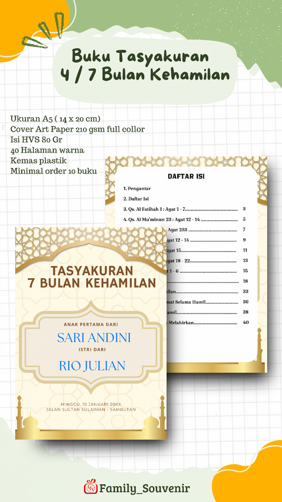 BUKU TASYAKURAN KEHAMILAN