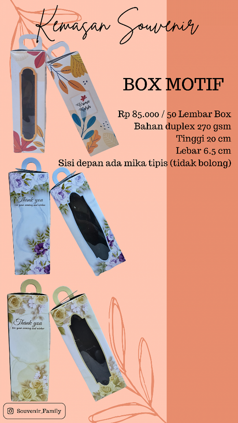 BOX TUMBLER MOTIF SAMARINDA