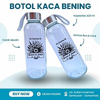 BOTOL KACA BENING