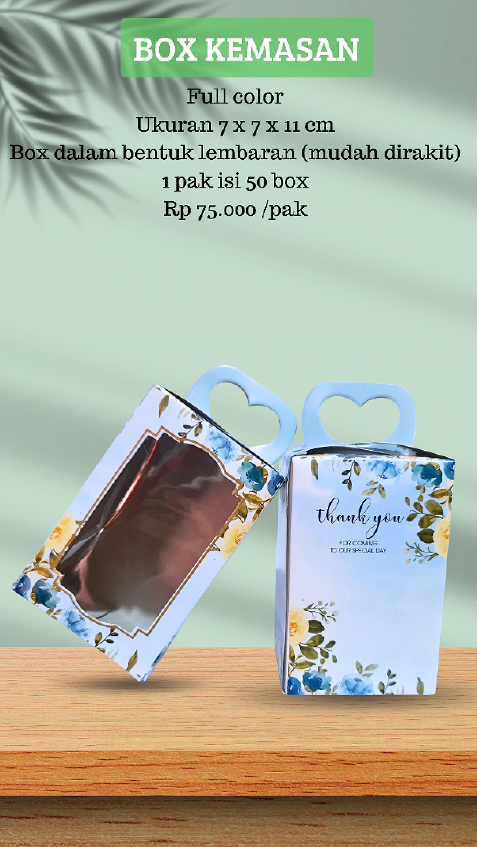 BOX GELAS MOTIF