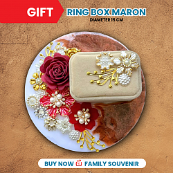 RING BOX MAROON Rp 150.000,-
