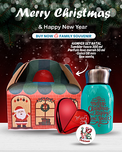 HAMPER NATAL SET MERAH Rp 100.000 Cetak nama +Rp 5.000,-