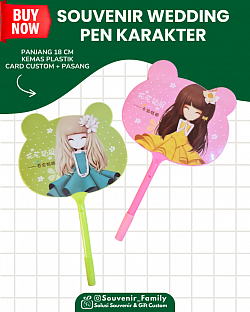 PEN KARAKTER KEMAS PLASTIK Rp 2.200,-