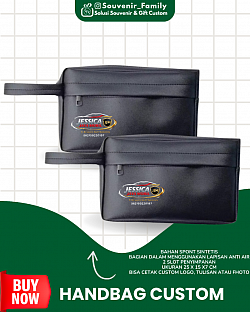 CUSTOM 1 SISI Rp 24.000 /pcs